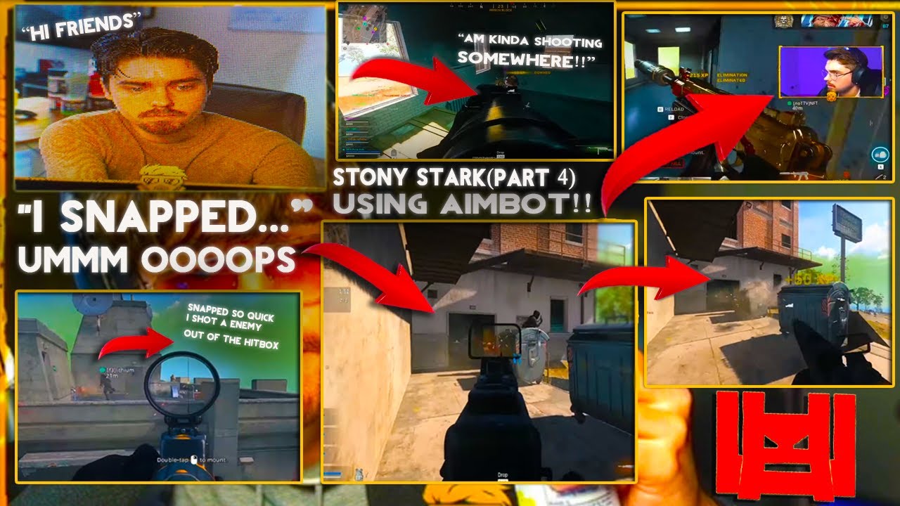 STONY STARK IS STILL CHEATING WITH AIMBOT ON *WARZONE* (PART 4) (MUST WATCH)