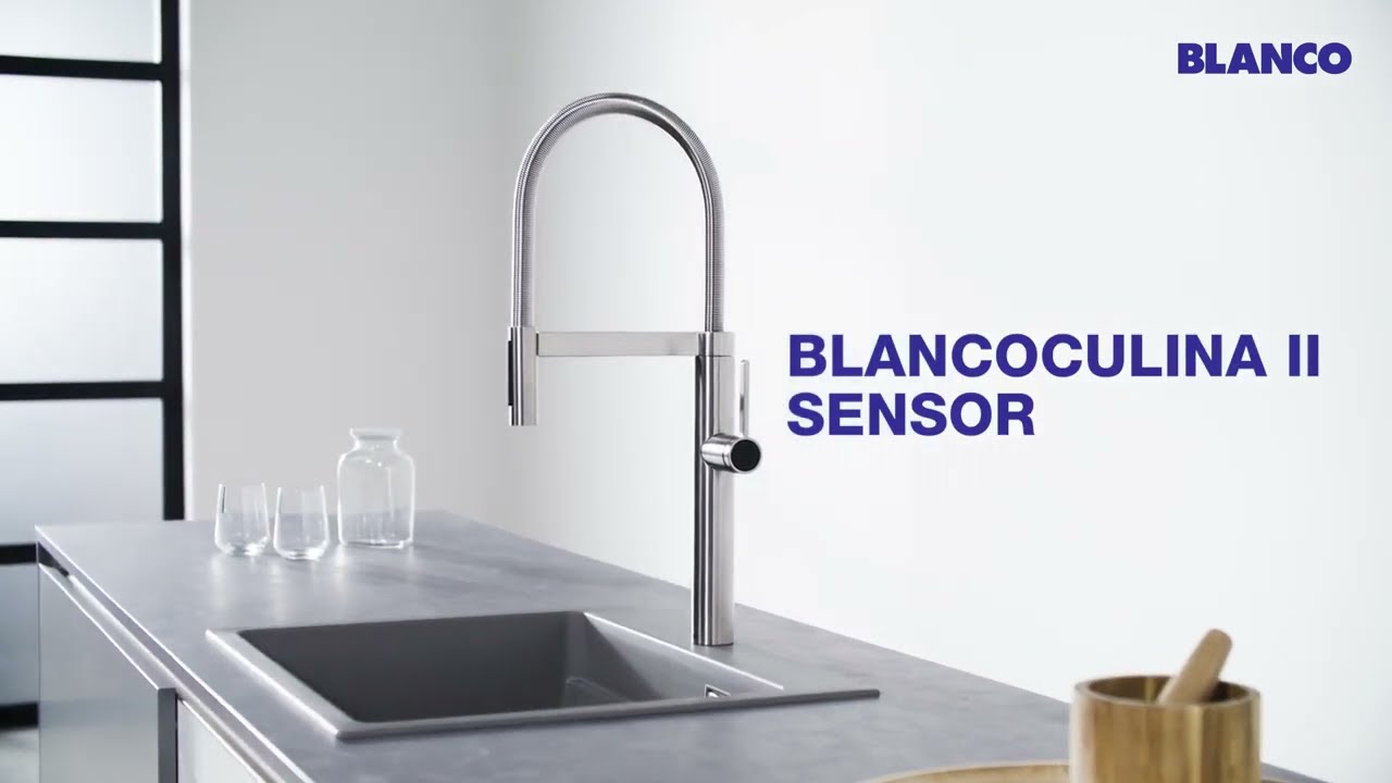 Bateria do zlewu kuchennego  - BLANCO CULINA-S II Sensor stalowa | COMITOR PL