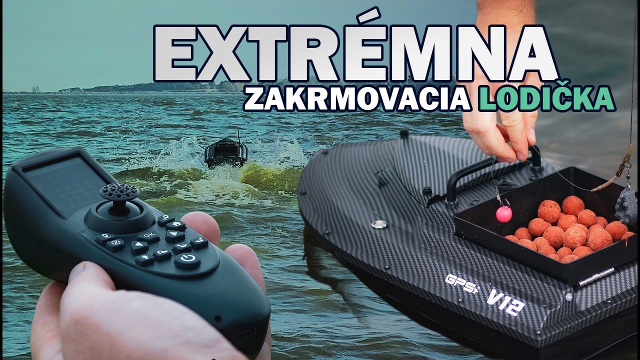 Zavážacia, zakrmovacia loďka s GPS V12 - Lodkynaryby.cz - Manuowell v12