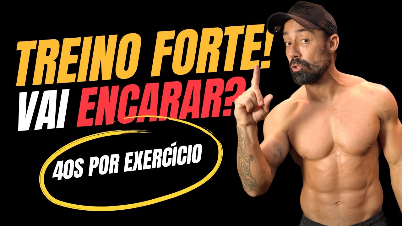 Treino de 40 Segundos para SECAR BARRIGA!  - Sérgio Bertoluci