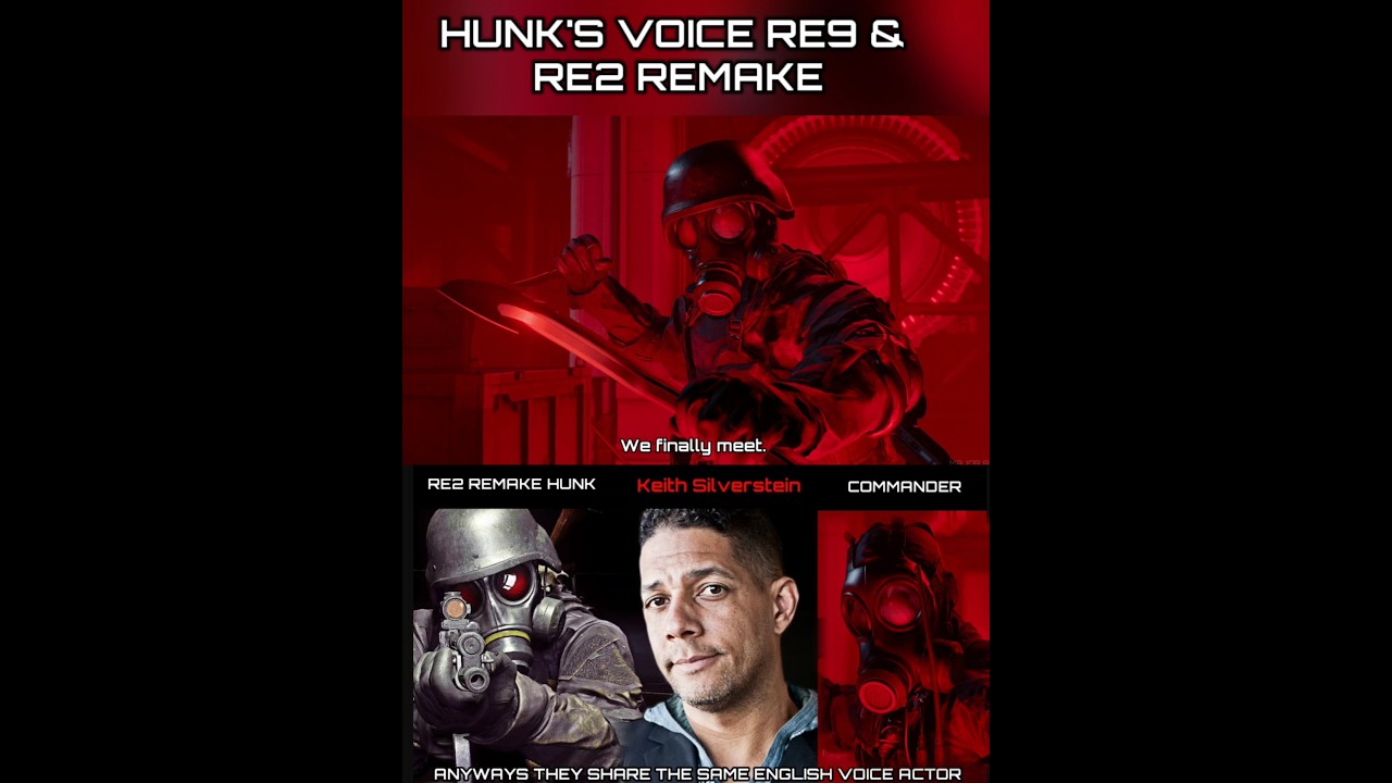 «Смерть с косой» — голос Ханка тогда и сейчас в Resident Evil 2 Remake и RE9 Requiem #shorts #re9