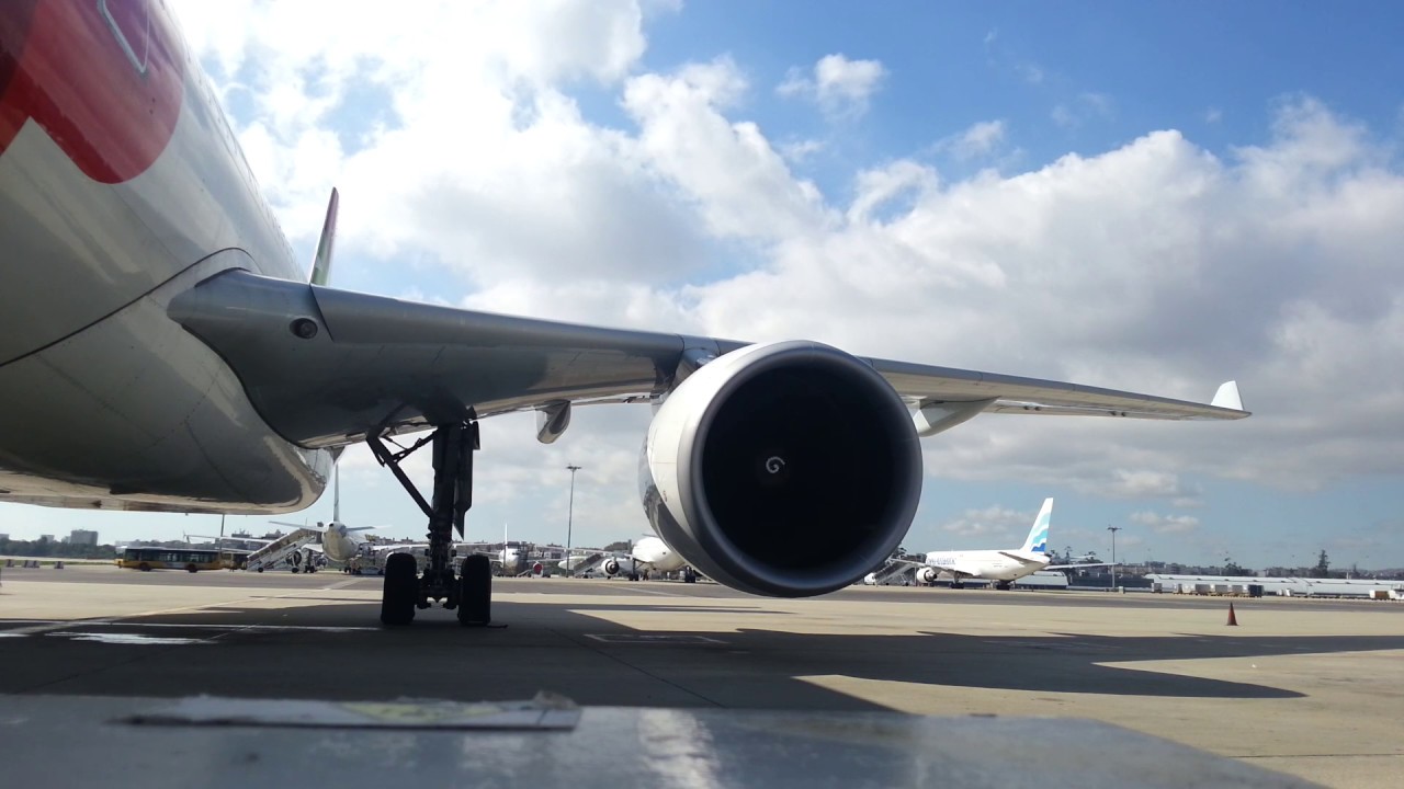 GE CF6-80E1 Eng #1 Start up  cs-ton