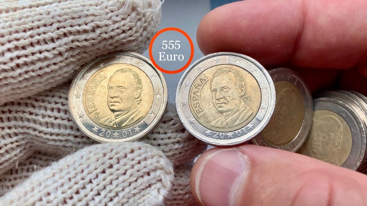 2 euro rare 2001 Spain ESPAÑA