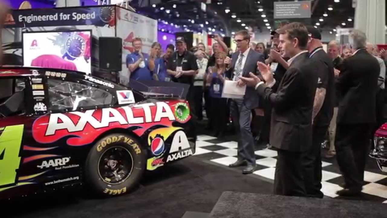 Axalta and Jeff Gordon unveil Cromax® Radiant Red Paint – 2015 Color of the Year