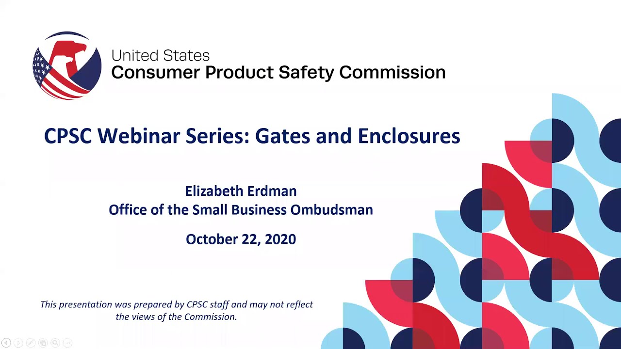 CPSC Business Education | Gates Enclosures Final Rule