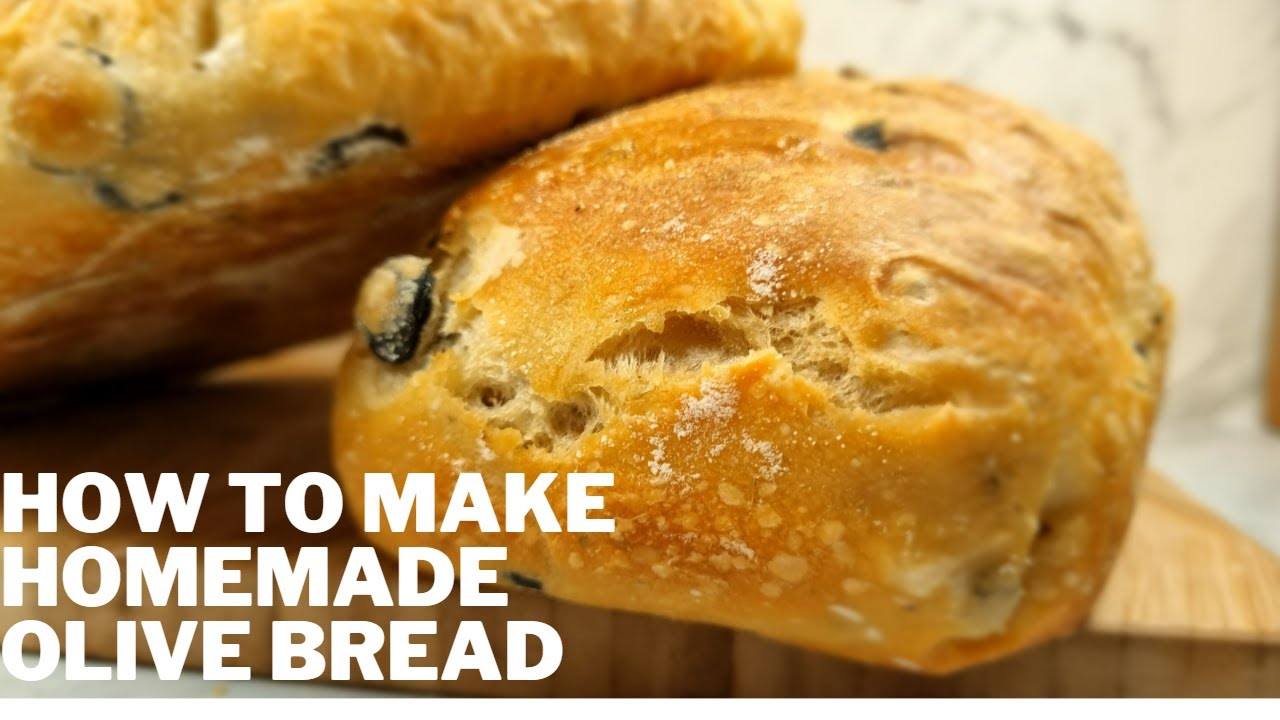 Olive Bread /طريقة عمل خبز الزيتون والزعتر
