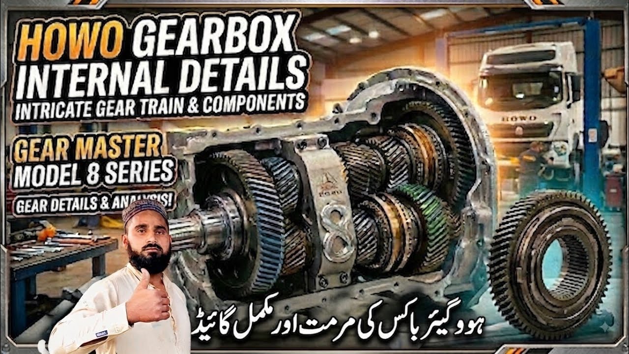 How To Repair Gear Box Howo :Sinotruck Howo Gear Box  Fitting:Howo336 Gear Box 