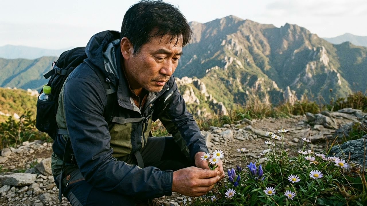 제목 : 내려갈때야 비로서  보이는 꽃