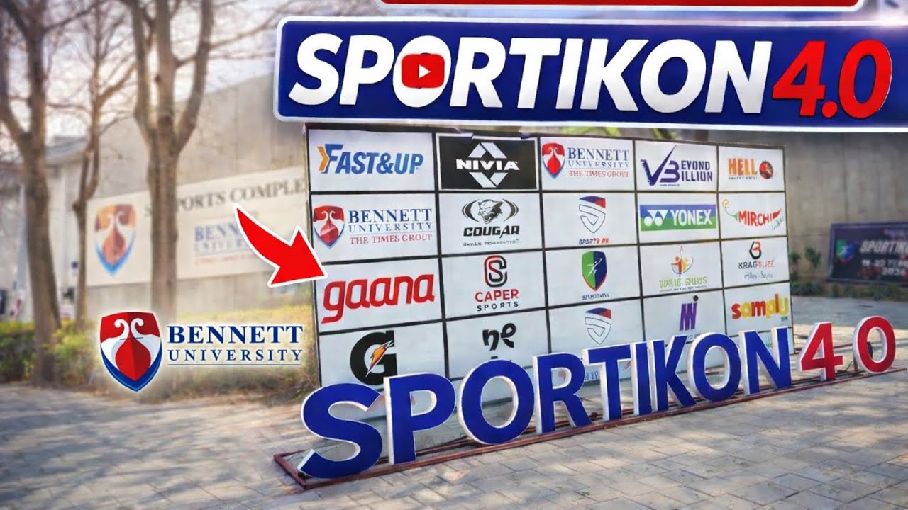 SPORTIKON 4.0 at Bennett University 🏆 |  A Day in my life 🤍
