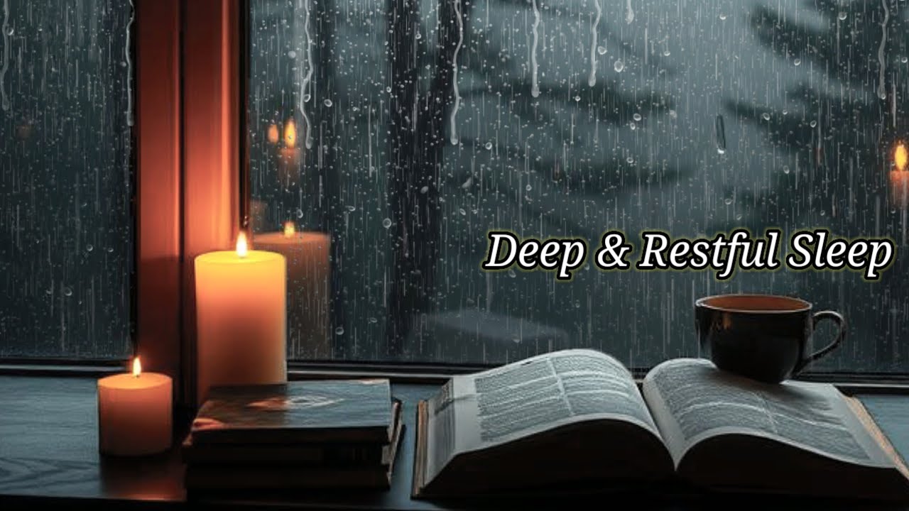 Night Rain Outside the Window for Deep & Restful Sleep