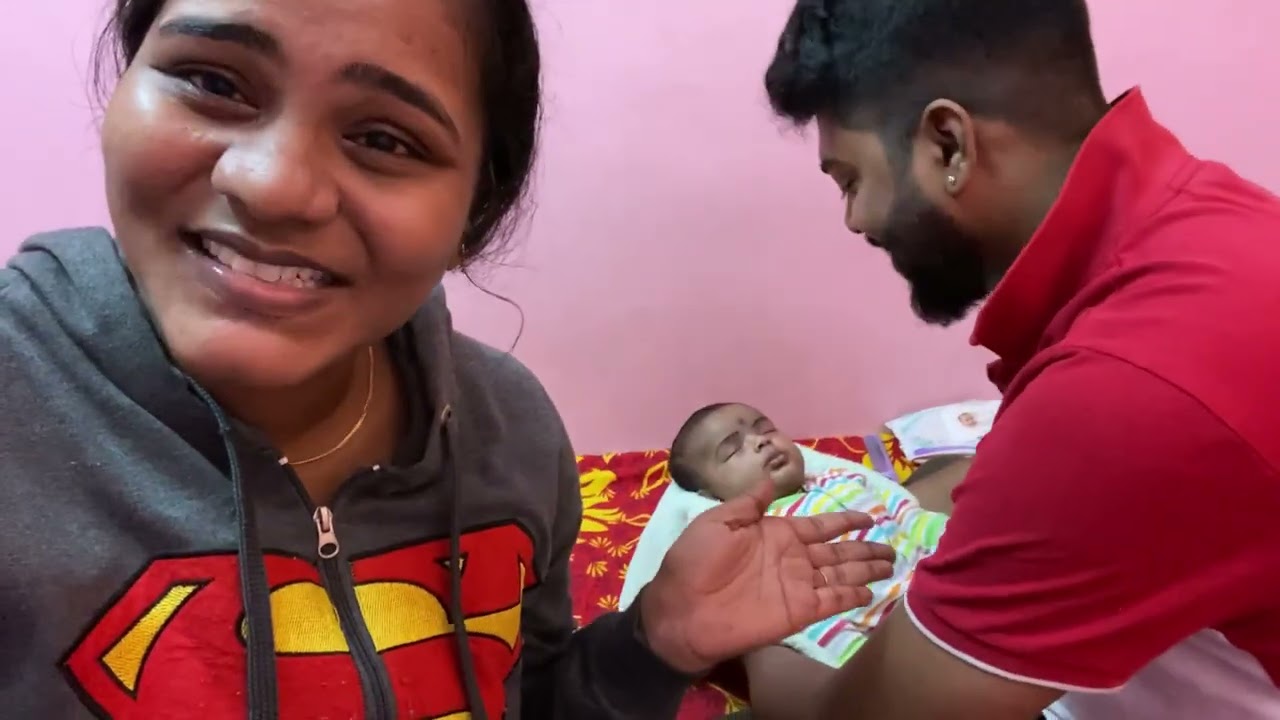 Lucky Baby&rsquo;s Morning Routine | 1 Month Old | New Born | Allu Loves priya