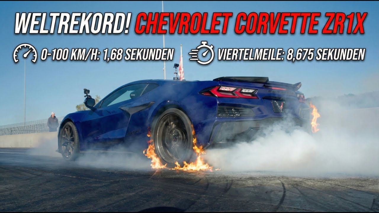 Corvette ZR1X: Schnellster US-Serienwagen auf der Viertelmeile
