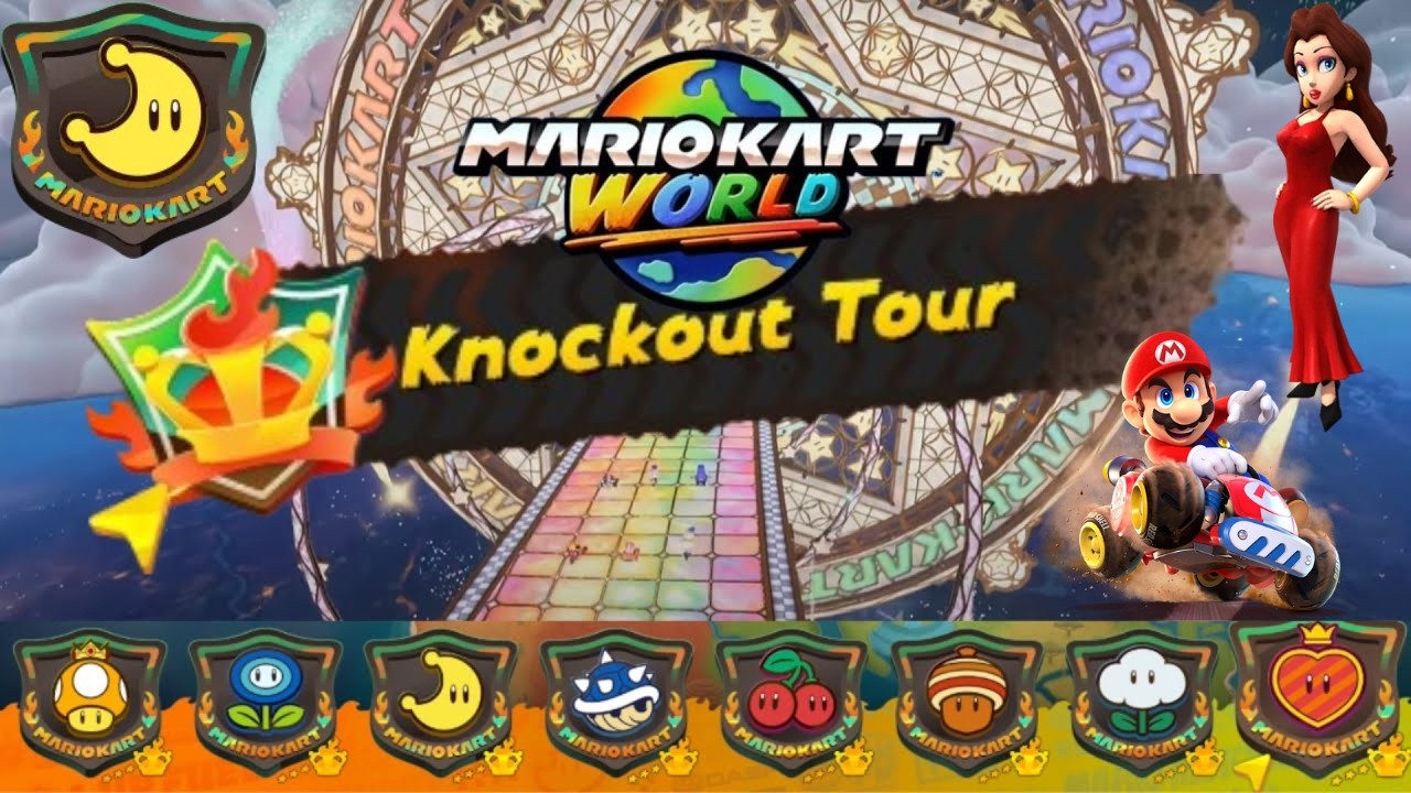 Mario Kart World - Knockout Tour - Moon Rally - 150cc