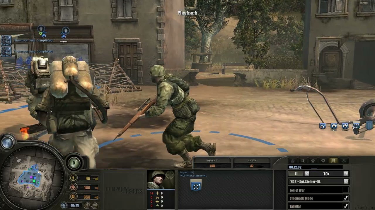 Company of Heroes Operation Stonewall US  3vsCpu Shermans & Rangers GG WP