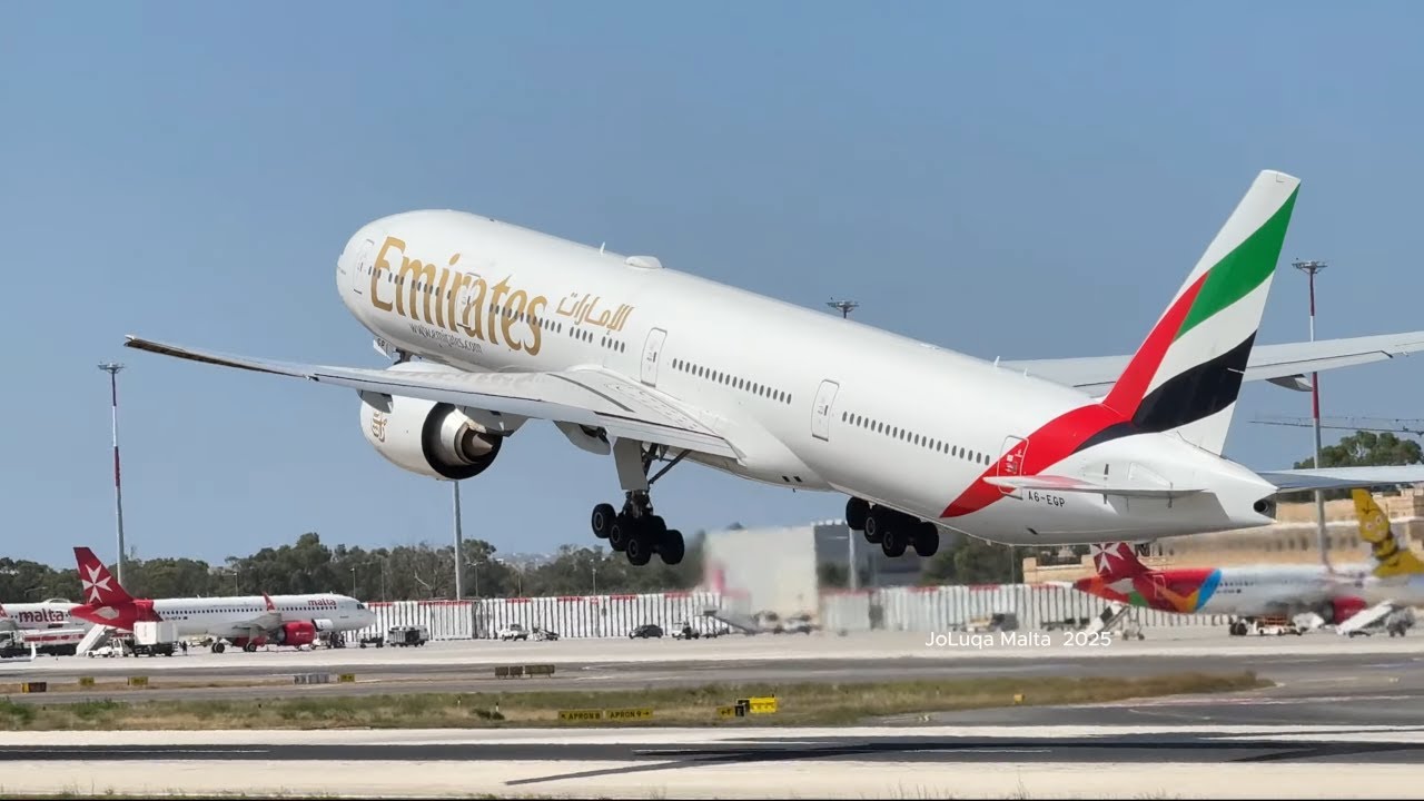 Malta International Airport | Plane Spotting | 2025.#joluqamalta