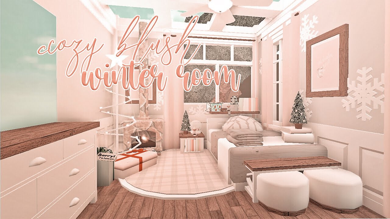 cozy blush winter bedroom 🦌❄️|| fairyglows
