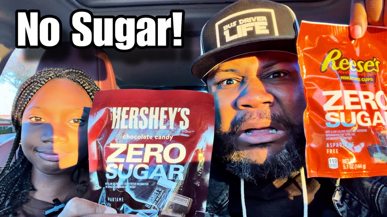 Trying Hershey’s Chocolate With Zero Sugar!