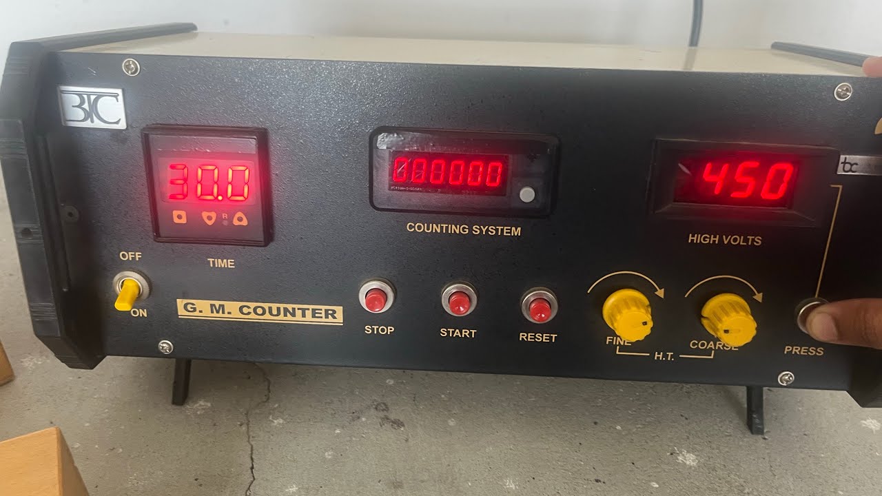 GM COUNTER EXPERIMENT | B.Sc. | M.Sc. | #physicsexperiment |