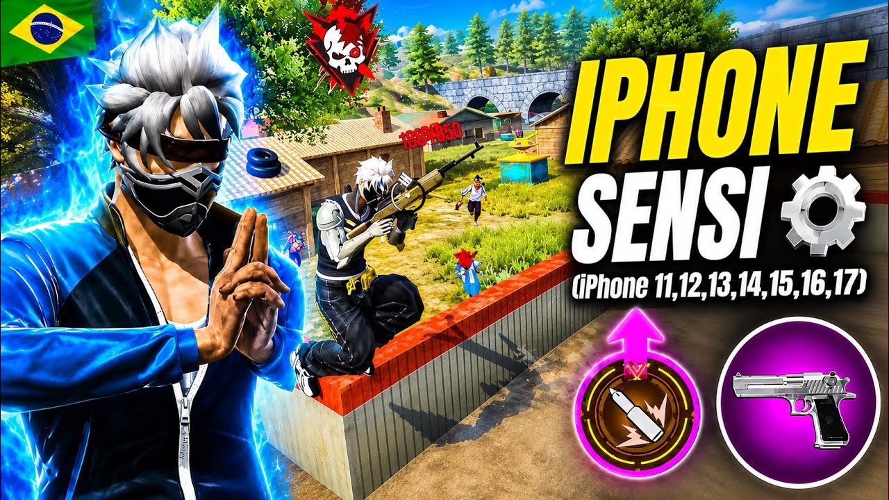 Лучшая чувствительность для хэдшотов на iPhone 11 ⚙️ Полные настройки Free Fire OB54 (DPI)