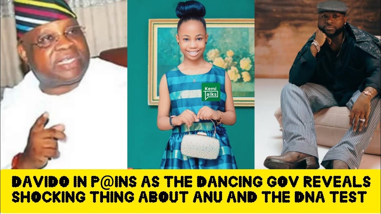 UNBELIEVABLE 🙆‍♂️ DAVIDO IN P@INS AS THE DANCING GOVERNOR REVEALS SHOCKING THING ABOUT ANU DNA TEST😲