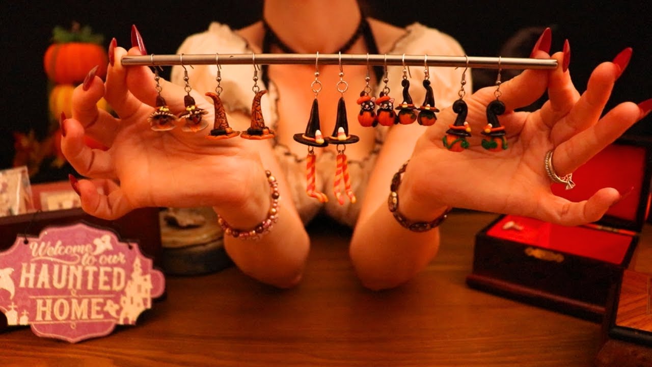 ASMR Jewelry Show and Tell Halloween Jewelry Sounds Magical Me ASMR