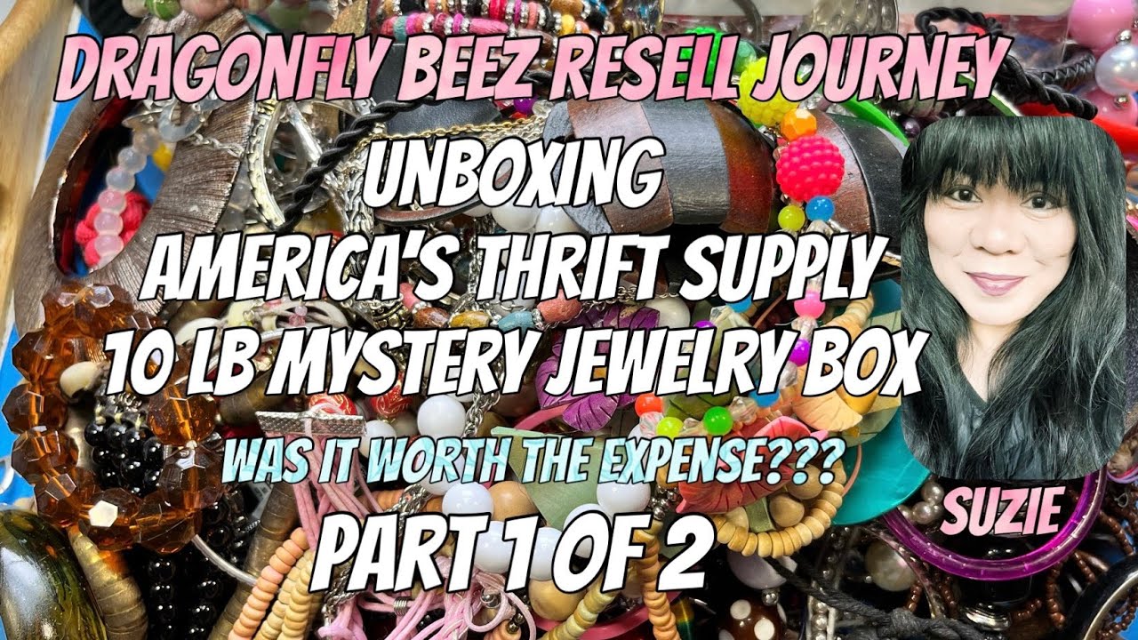 UNBOXING America’s Thrift Supply 10 lb Jewelry Box from AL - Part 1 #americasthriftsupply