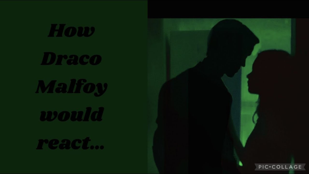 How Draco Malfoy would react… {in honour of 2 yrs of dracotok}