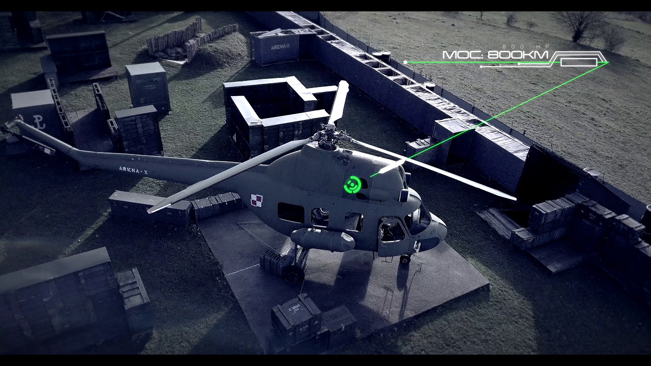 ARENA X - laserowy paintball Nowy Sącz z lotu ptaka
