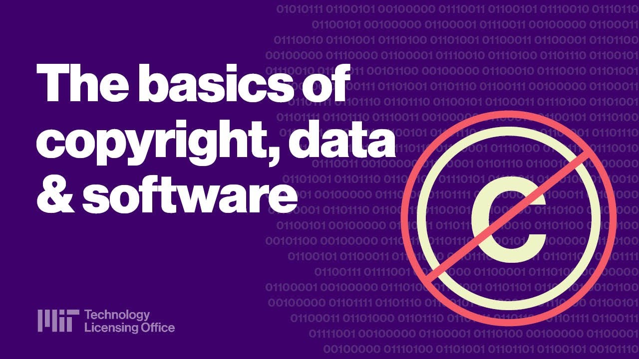 Basics of Copyrights, Data, and Software
