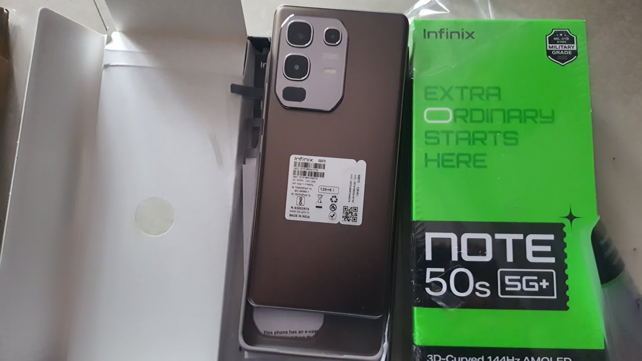 infinix note 50s 5g #unboxingvideo