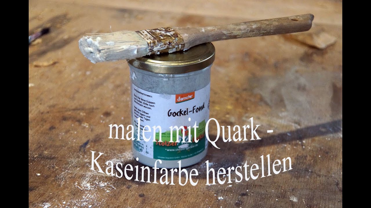 malen mit Quark? - Kaseinfarbe herstellen