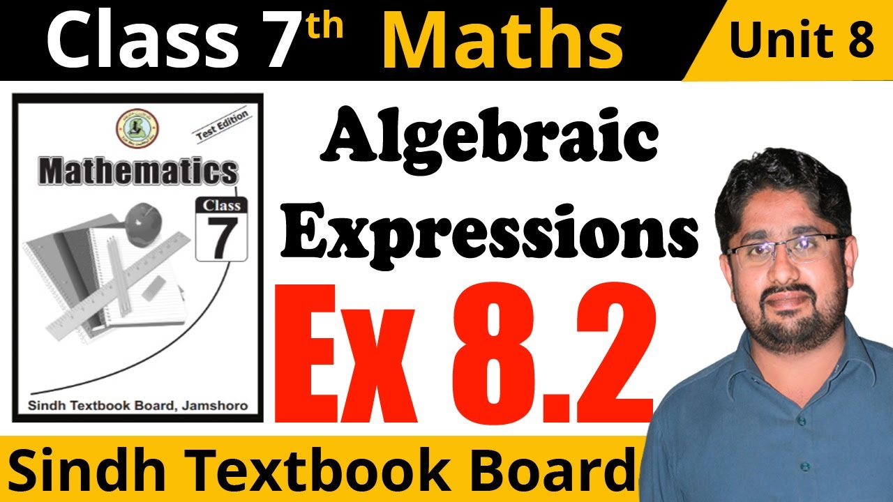 🔴 Unit 8 Exercise 8.2 Class 7 Maths Sindh Textbook Board