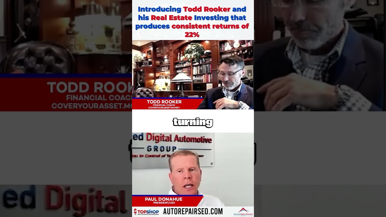 Introducing Todd Rooker and his Real Estate Investing that produces consistent returns of 22%