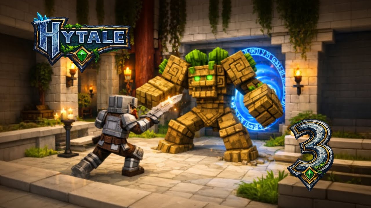 دخلنا للمعبد المنسي [HYTALE 3]