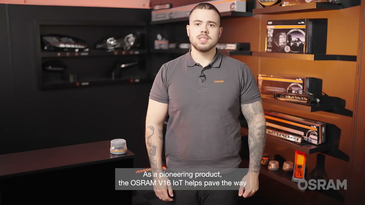 OSRAM LEDguardian ROAD FLARE Signal V16 IoT – Intelligent Warning Light!