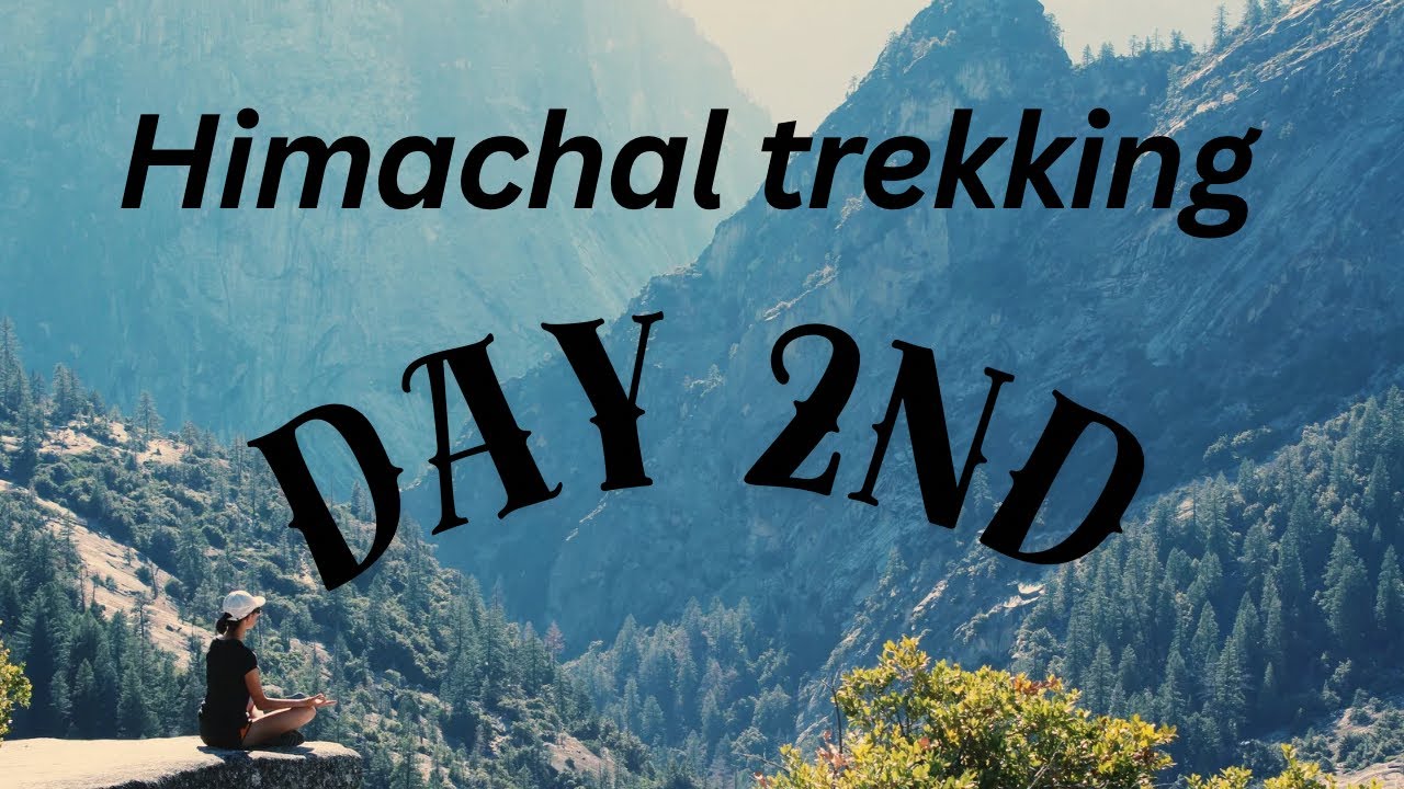 Himachal trekking Day 2nd/ Bada mazza aya waterfall pa pura vlog dekho aur enjoy kro #himachal 