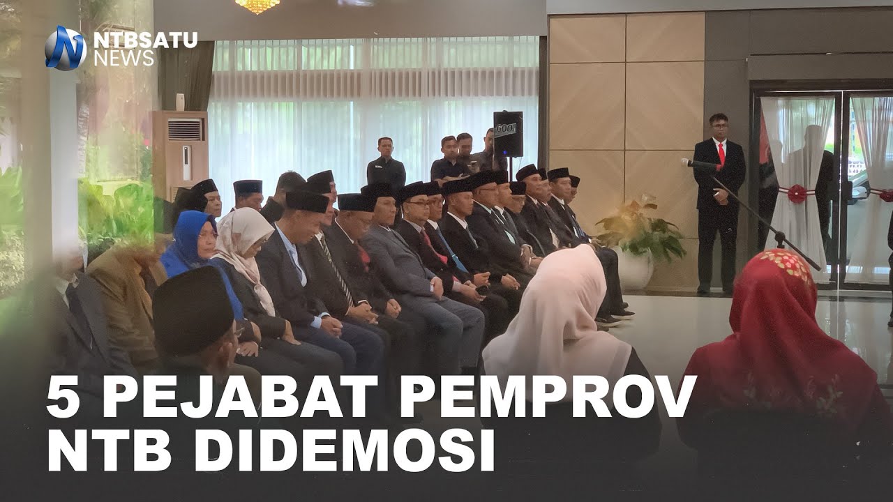 Suasana Mutasi Besar besaran Pejabat Lingkup Pemprov NTB