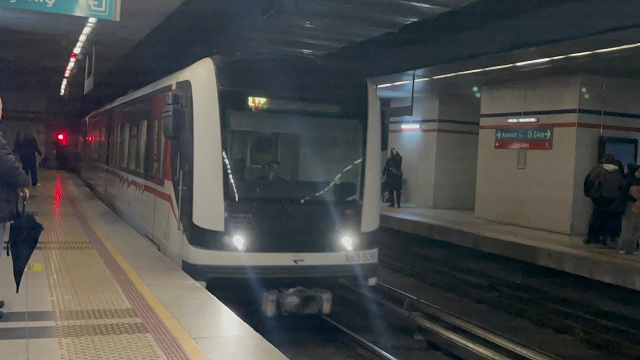 İzmir’de M1 ile Fahrettin Altay-Narlıdere Kaymakamlık Arası Metroyla Yolculuk