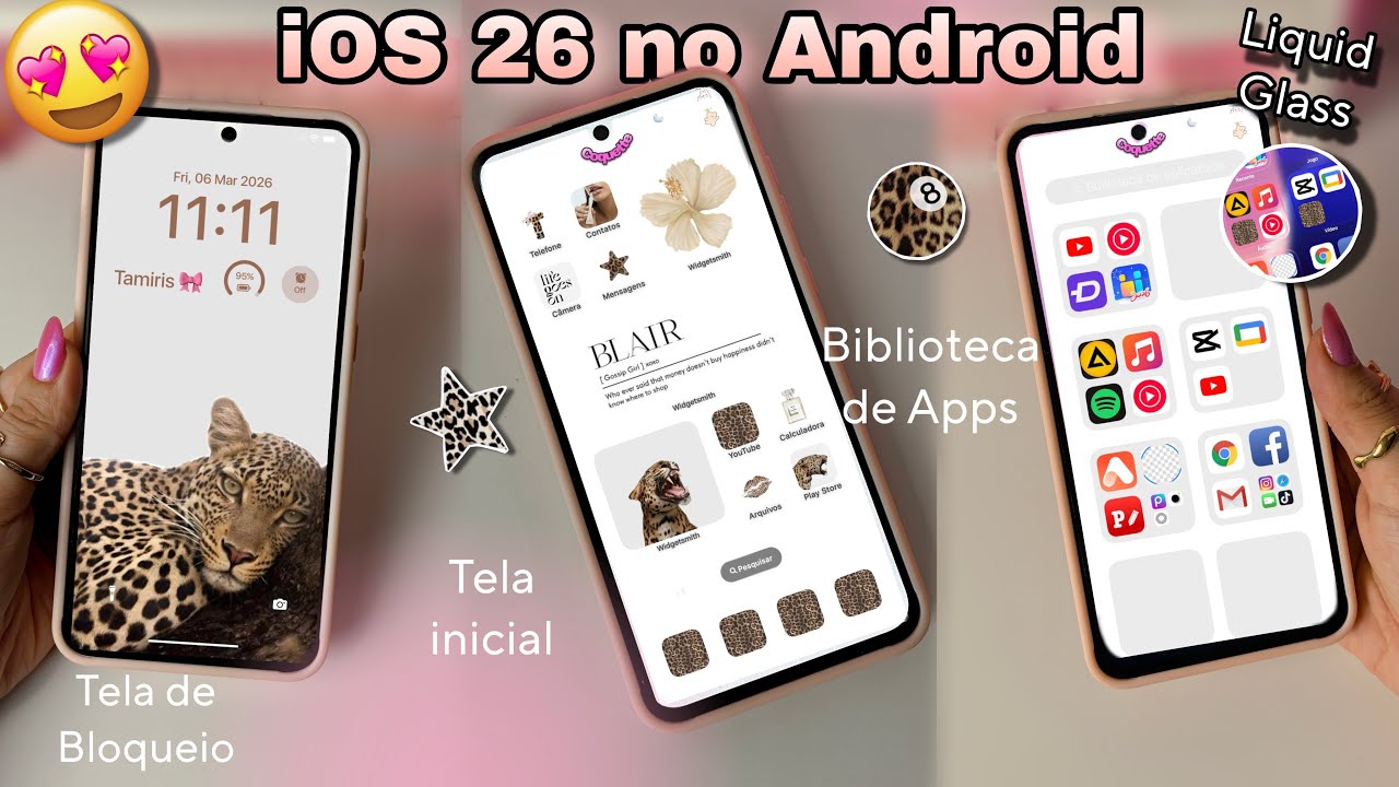 COMO TRANSFORMAR SEU ANDROID EM UM iPHONE (iOS 26) | Samsung, Xiaomi, Motorola…