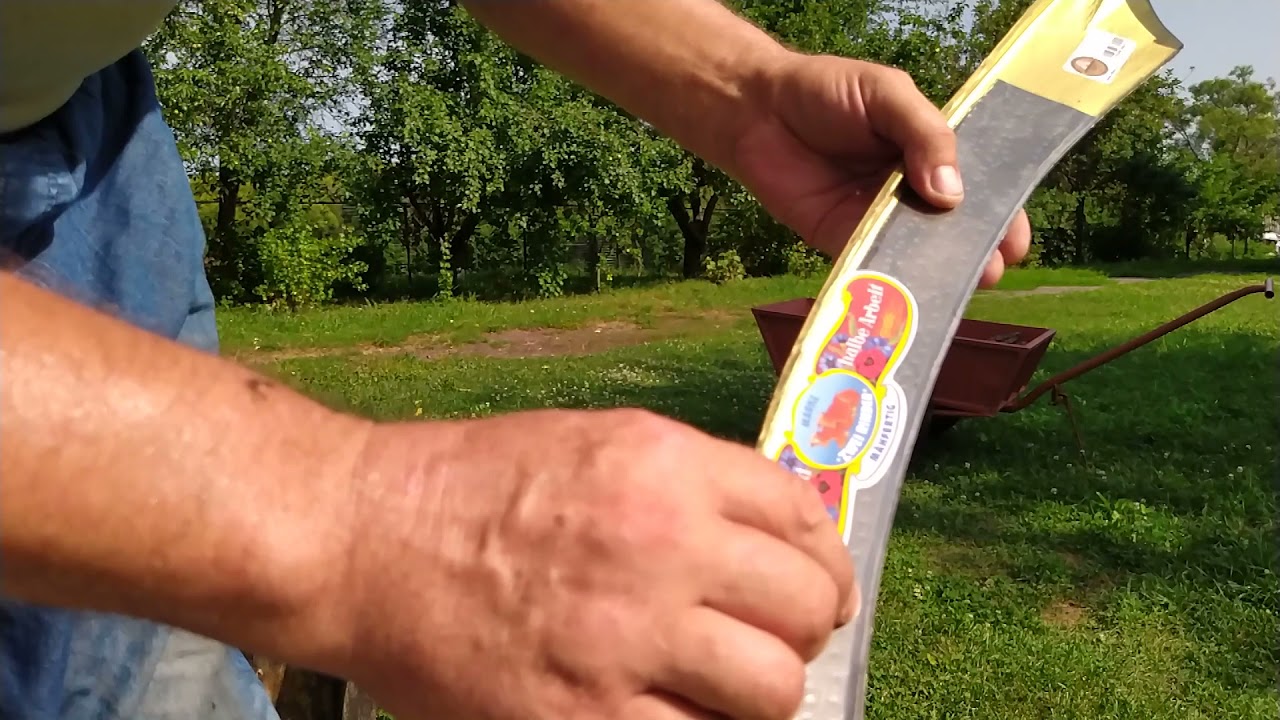 Как отбить австрийскую косу Zwei Rinder?