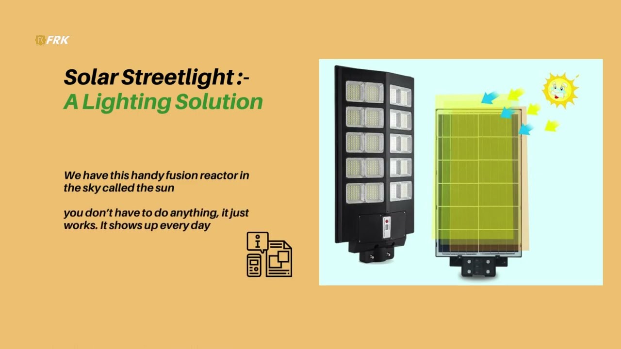 Best solar street lights in kerala | FRK Enterprises