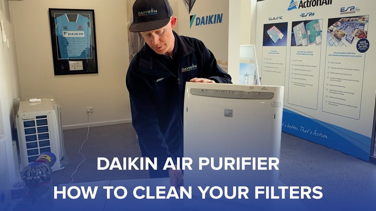 Daikin Air Purifier - How to Clean Your Filters and Service Your System