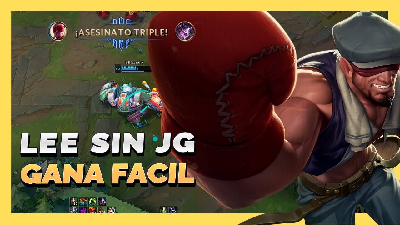 PARTIDA CON EL TEAM LEE SIN JG WIN ASEGURADA - LEAGUE OF LEGENDS