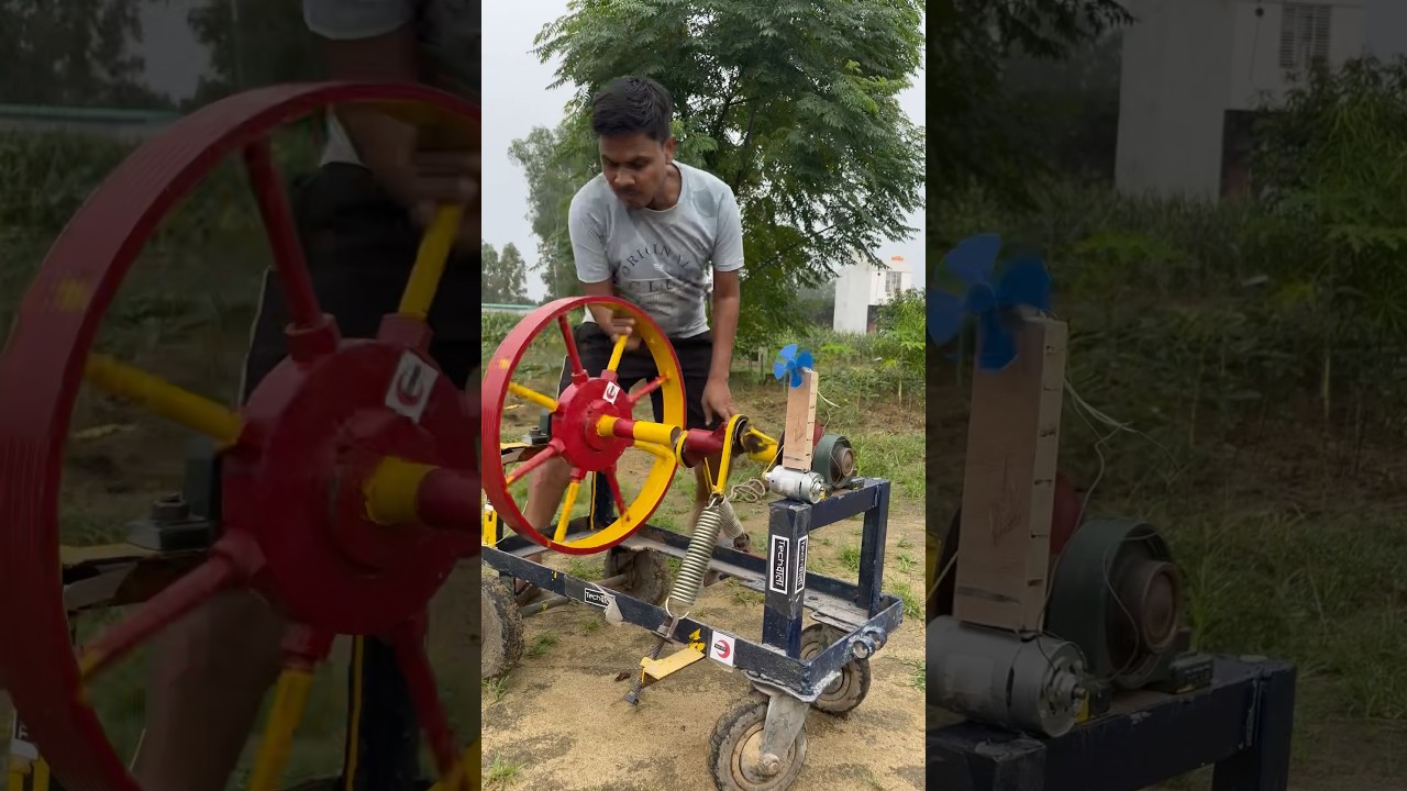 Free energy machine for electricity generation for small projects
