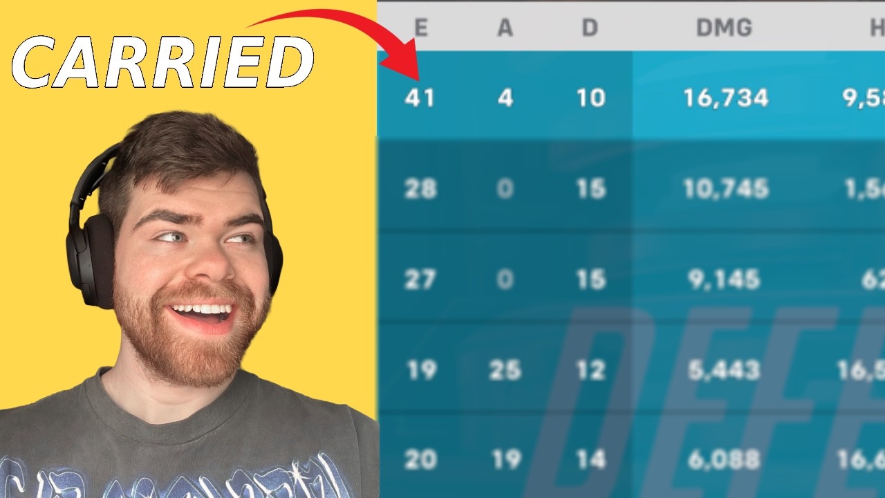 I HARD CARRIED My Competitive Games in Overwatch
