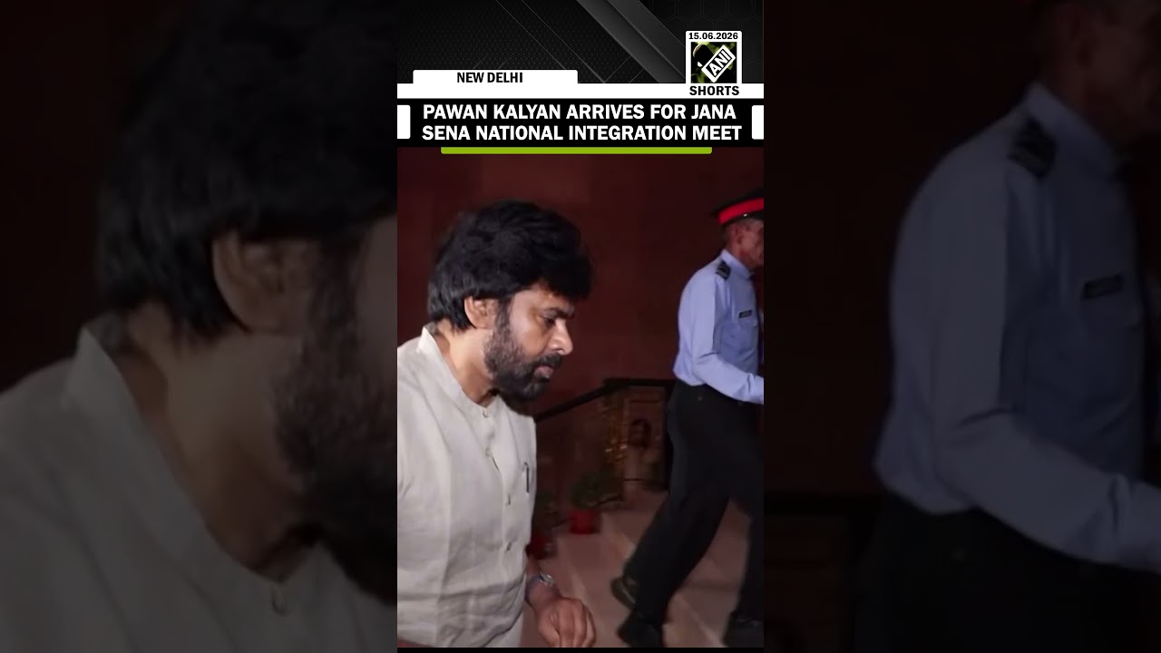 Andhra Pradesh Deputy CM Pawan Kalyan arrives at private hotel to attend Jana Sena party meeting