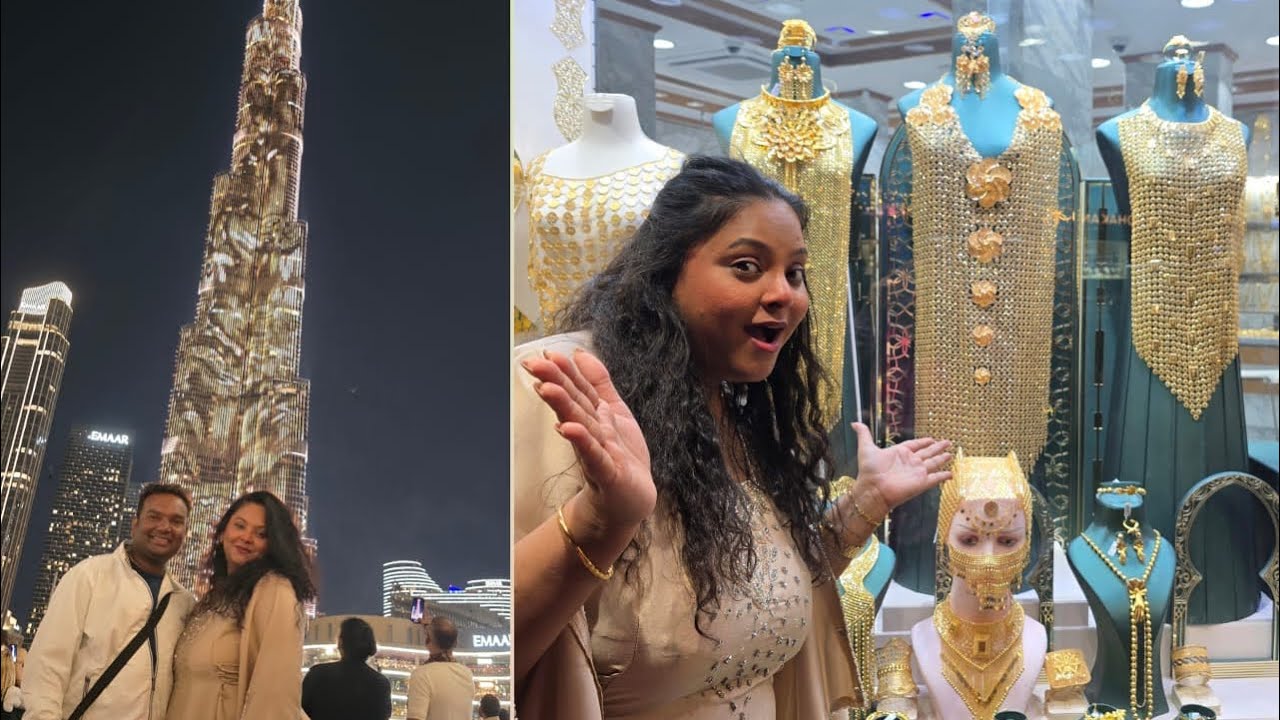 Day 5 in Dubai ( Gold souk and Dubai mall Burj Khalifa )
