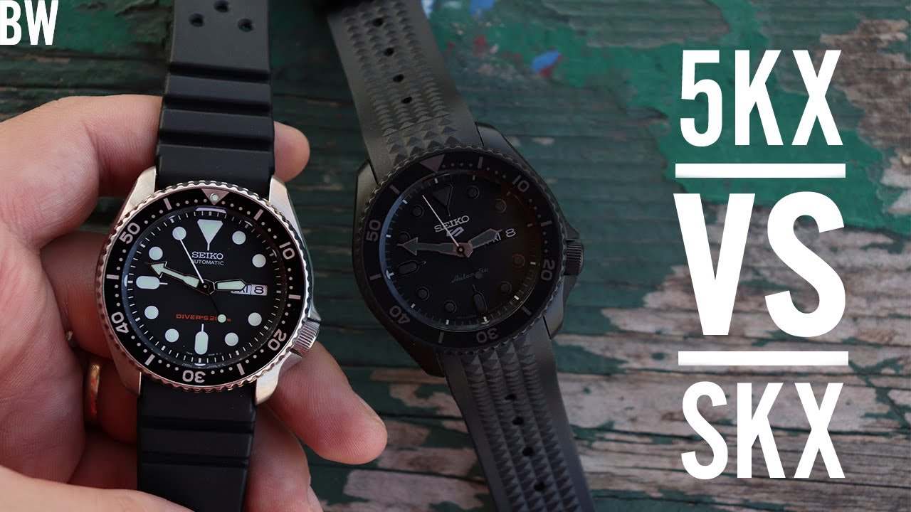 5KX против SKX — сравнение дайверских часов Seiko начального уровня