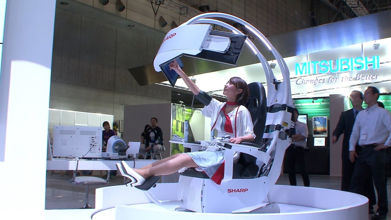 Sharp's futuristic Health Care Support Chair - a proactive health care solution 
