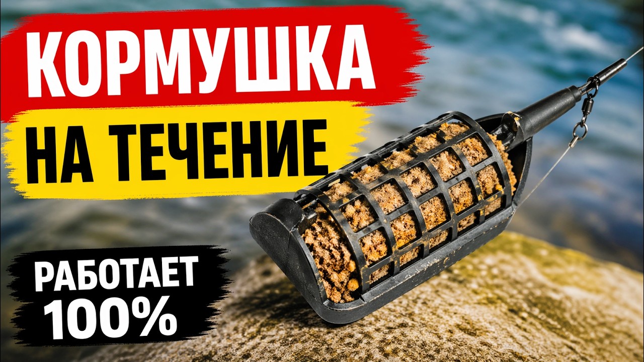 ФИДЕРНАЯ КОРМУШКА для ловли НА ТЕЧЕНИИ. Фидерная ловля Leonid Timo